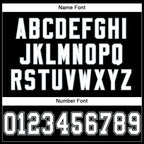 Custom Black White-Silver Mesh Authentic Football Jersey photo 4
