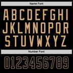 Custom Black Black-Old Gold Hockey Jersey photo 5