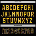 Custom Black Black-Gold Hockey Jersey photo 5