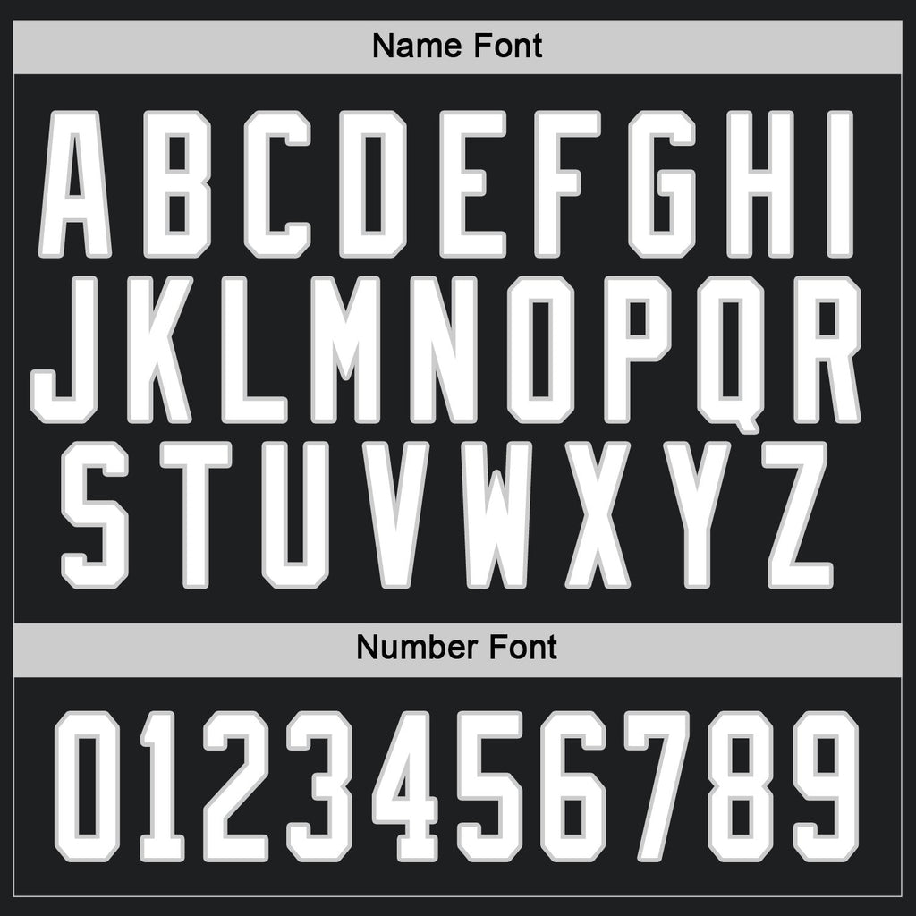 Custom Black White-Gray Hockey Jersey photo 4