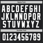 Custom Black White-Gray Hockey Jersey photo 4