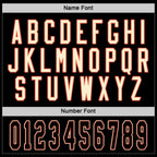 Custom Black Black-Orange Hockey Jersey photo 5