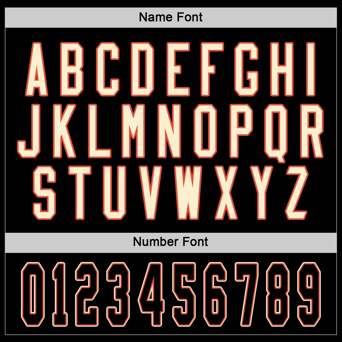 Custom Black Black-Orange Hockey Jersey photo 5