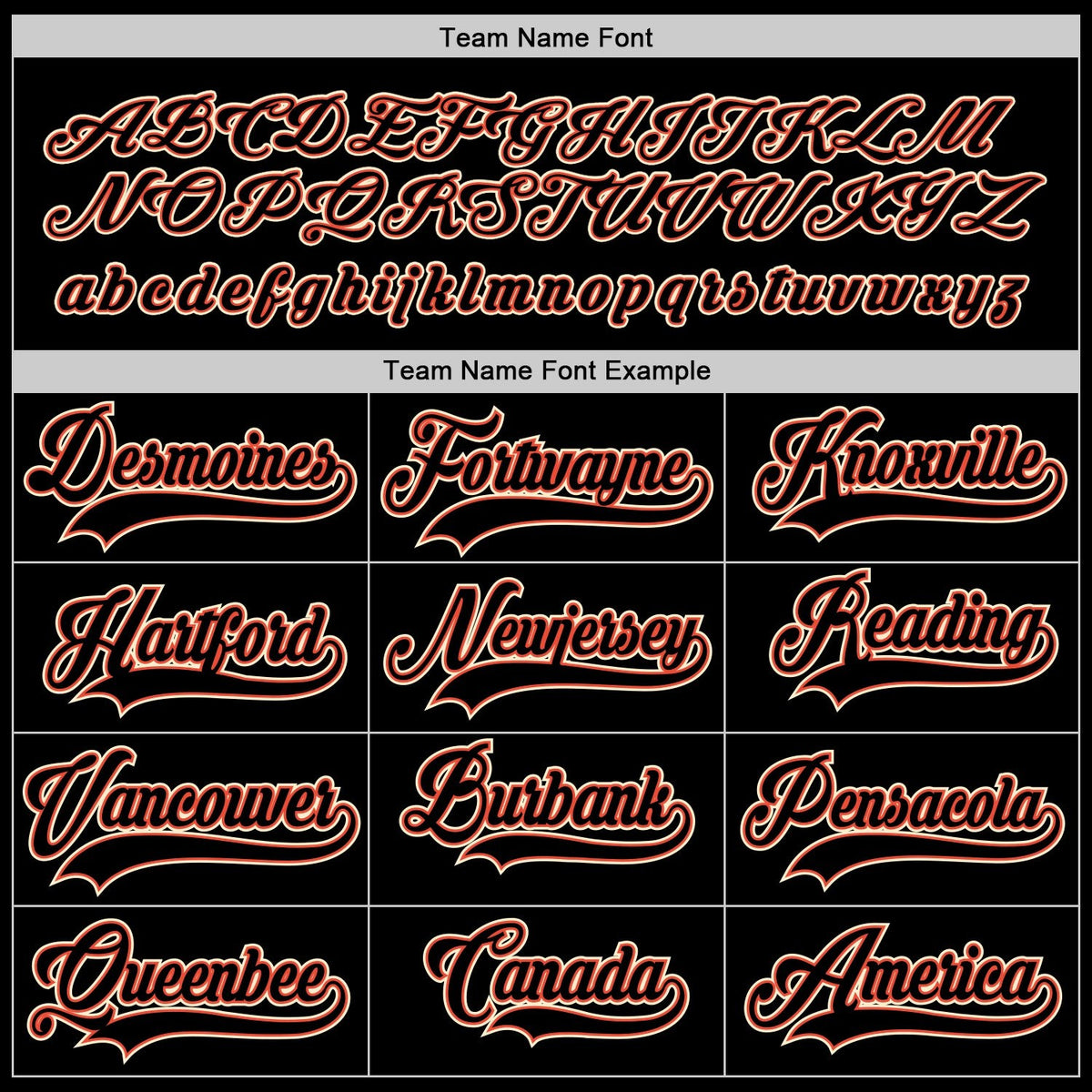 Custom Black Black-Orange Hockey Jersey photo 6