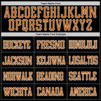 Custom Black Texas Orange-White Mesh Authentic Football Jersey photo 2