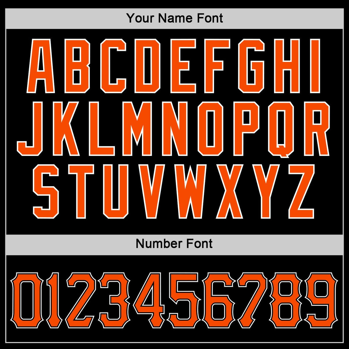 Custom Black Orange-White Performance T-Shirt photo 2
