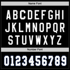 Custom Black White-Royal Hockey Jersey photo 2