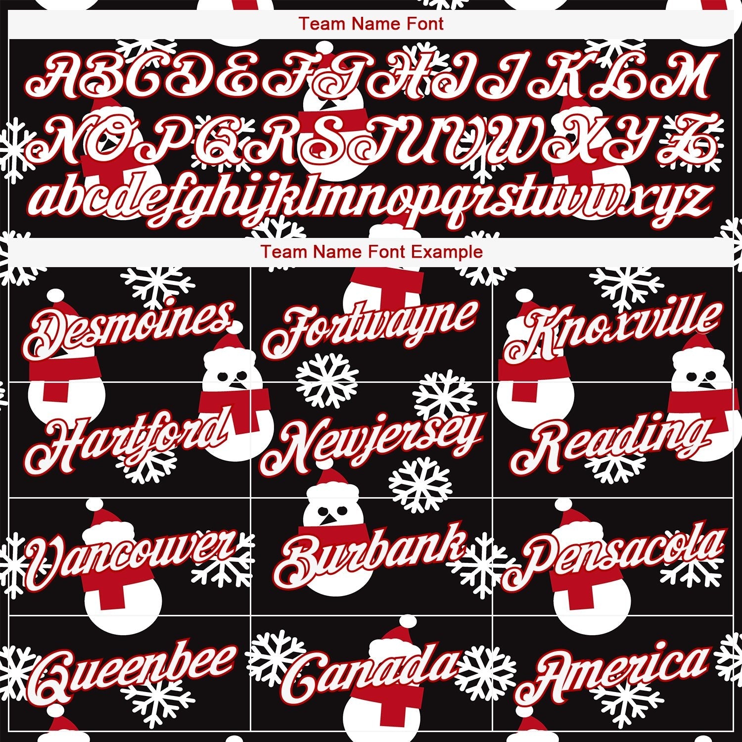 Custom Black Red-White Christmas 3D Performance T-Shirt photo 2