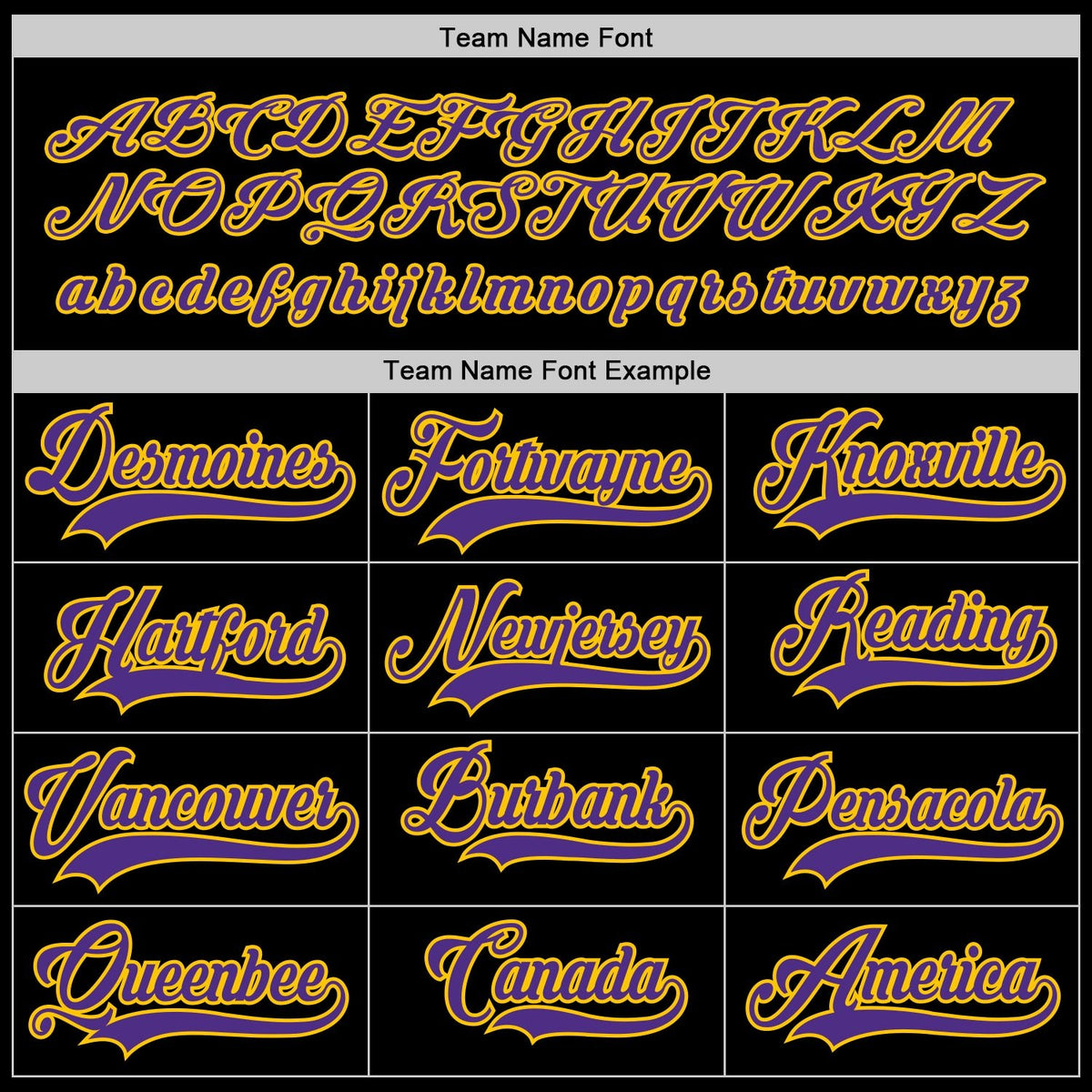 Custom Black Purple-Gold Hockey Jersey photo 3