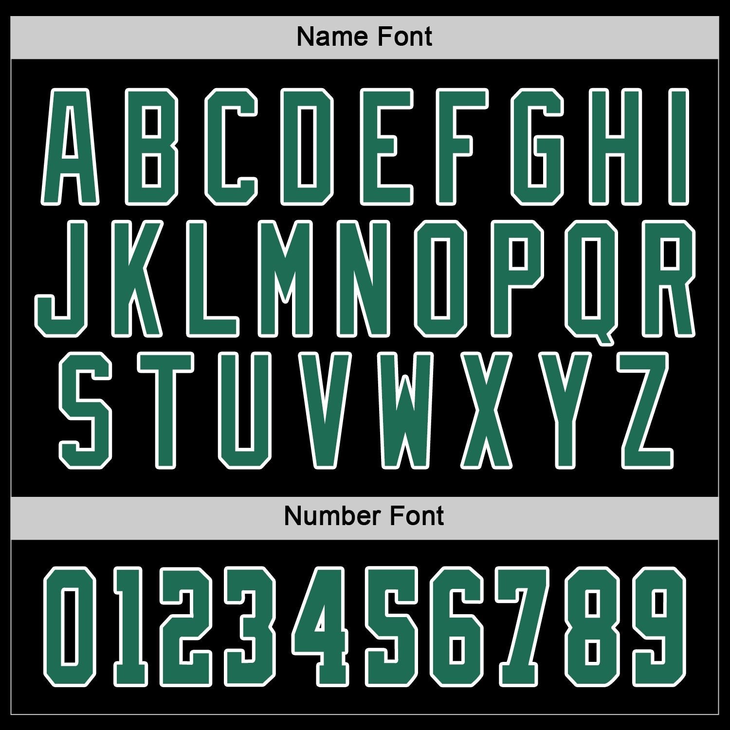 Custom Black Kelly Green-White Hockey Jersey photo 2