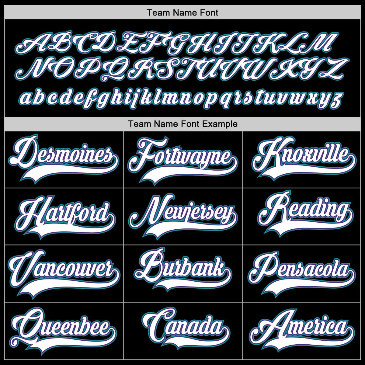 Custom Black White-Teal Hockey Jersey photo 3