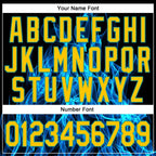 Custom Stitched Black Gold-Aqua 3D Pattern Design Flame Sports Pullover Sweatshirt Hoodie photo 3