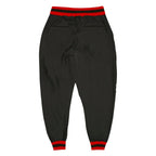 Custom Black Black-Red Sports Pants photo 3