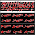 Custom Black Red-White Sports Pants photo 3