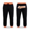 Custom Black Orange-White Sports Pants