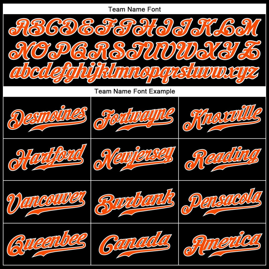 Custom Black Orange-White Sports Pants photo 3