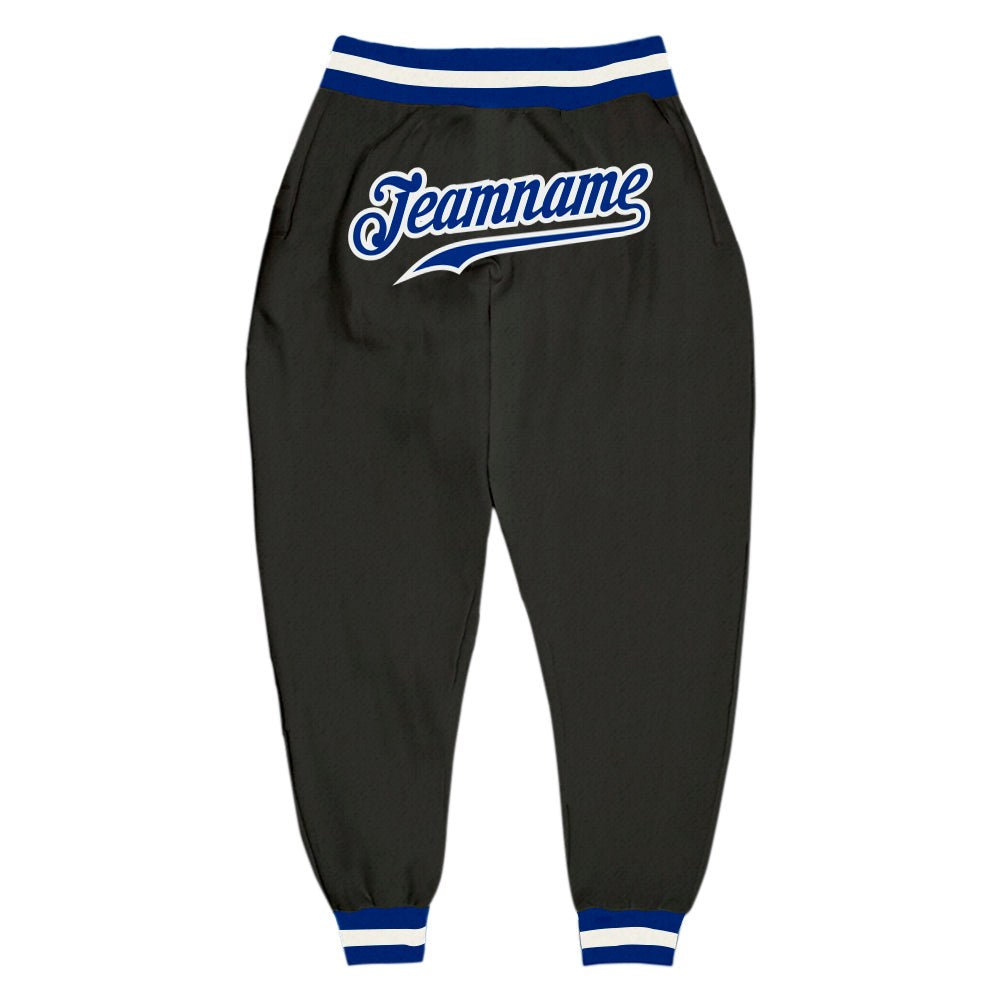 Custom Black Royal-White Sports Pants photo 1