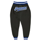 Custom Black Royal-White Sports Pants photo 1