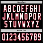 Custom Black White-Red Hockey Jersey photo 2