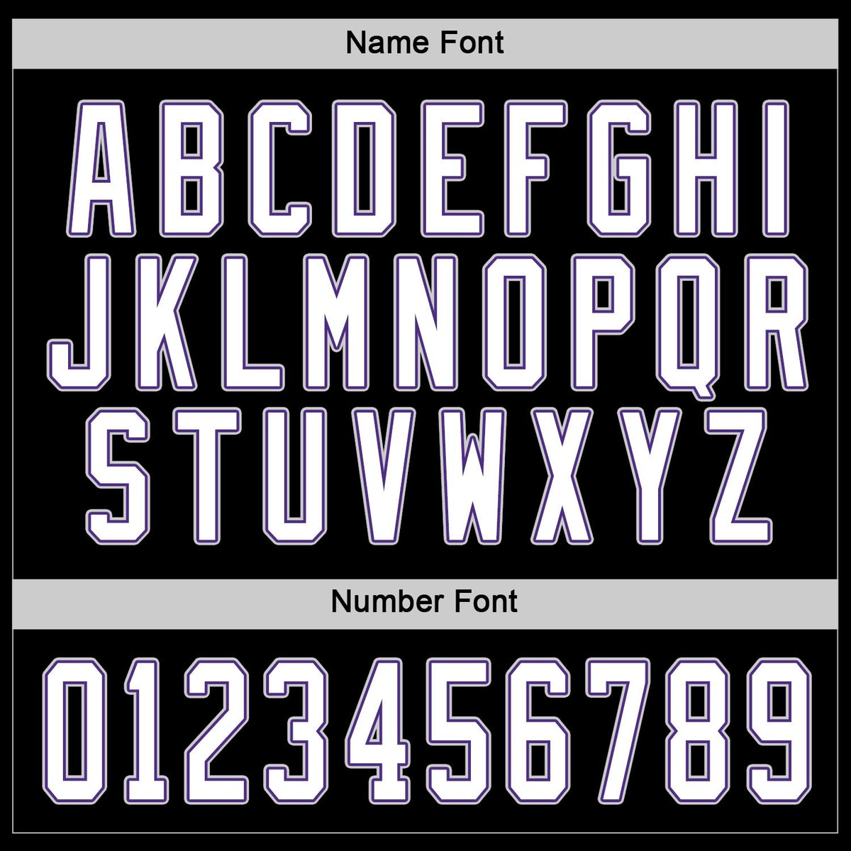 Custom Black White-Purple Hockey Jersey photo 2