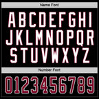 Custom Black Maroon-White Hockey Jersey photo 2