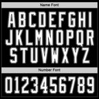 Custom Black White-Gray Hockey Jersey photo 2