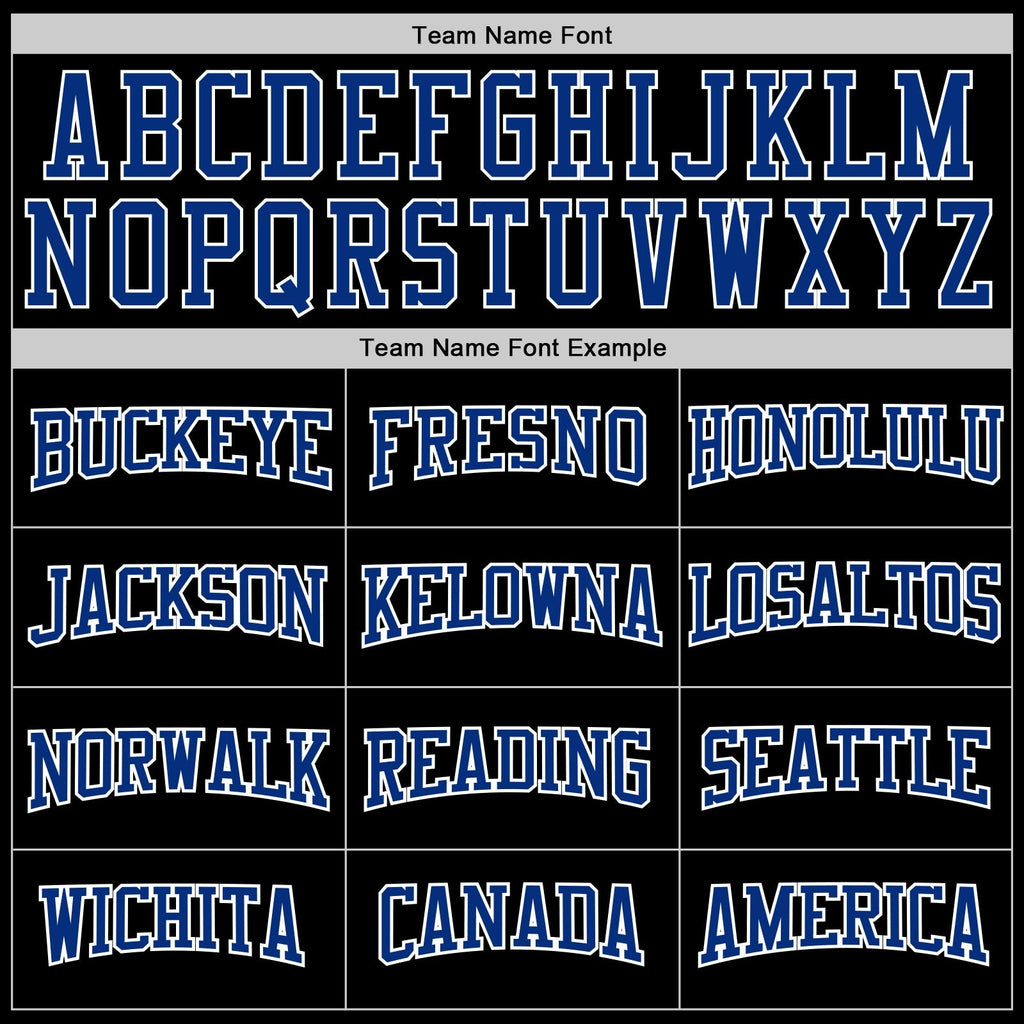 Custom Stitched Black White Pinstripe Royal-White Sports Pullover Sweatshirt Hoodie photo 3