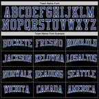 Custom Stitched Black Royal-White Sports Pullover Sweatshirt Hoodie photo 2