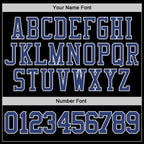 Custom Stitched Black Royal-White Sports Pullover Sweatshirt Hoodie photo 3