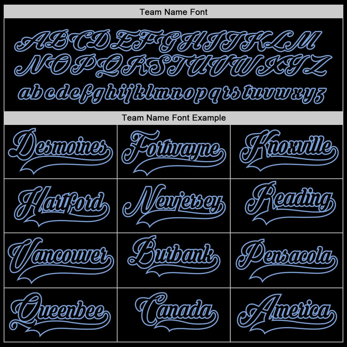 Custom Black Black-Light Blue Hockey Jersey photo 3
