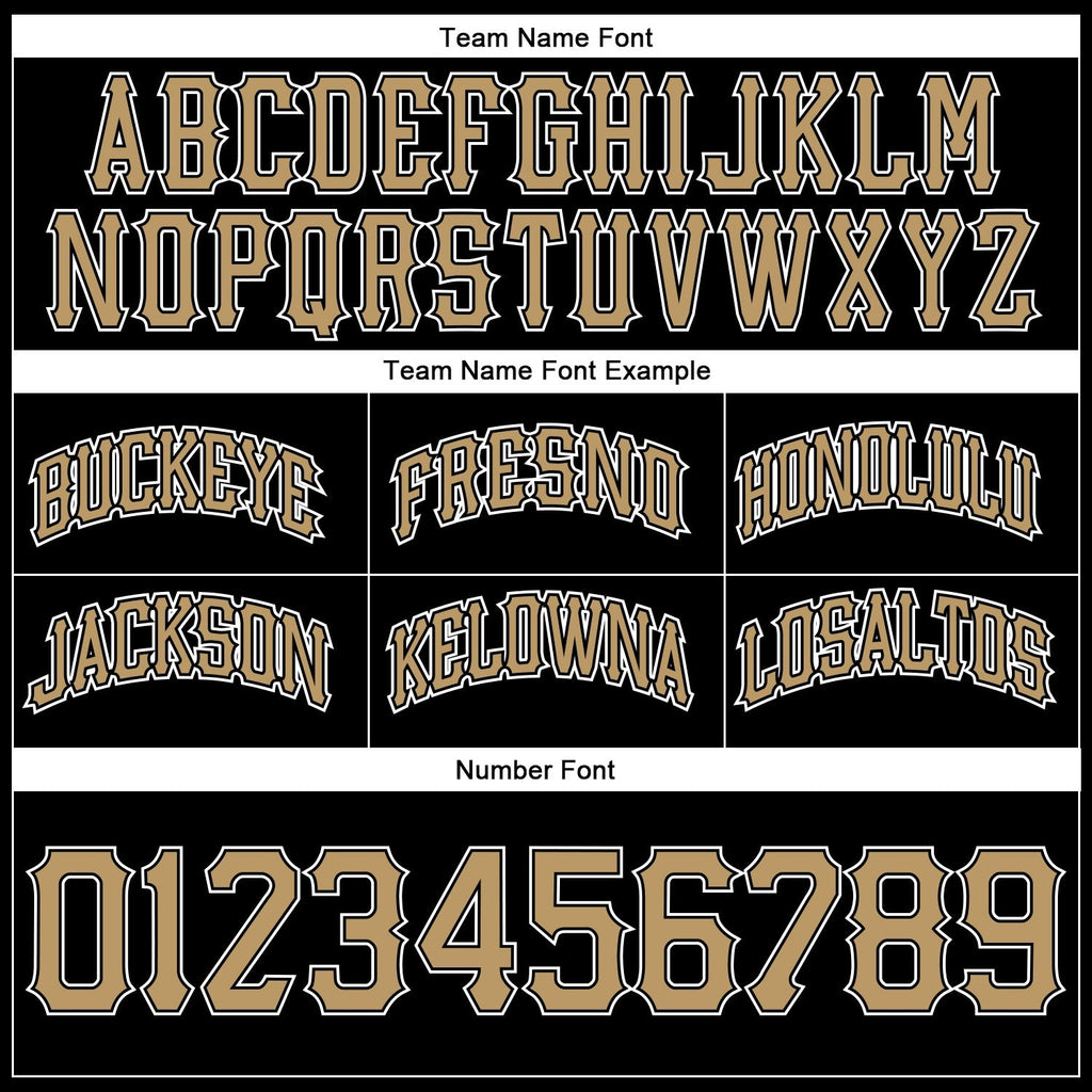 Custom Black Old Gold-White Authentic Throwback Basketball Shorts photo 2