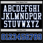 Custom Stitched Black Royal-White Sports Pullover Sweatshirt Hoodie photo 2