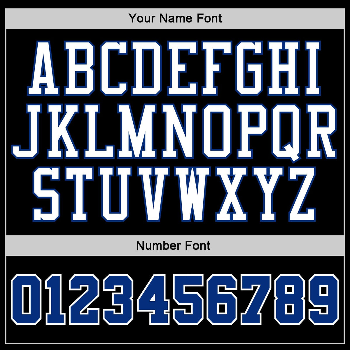 Custom Stitched Black Royal-White Sports Pullover Sweatshirt Hoodie photo 2