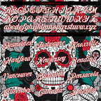 Custom Black White-Red 3D Skull Fashion Performance T-Shirt photo 2
