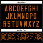 Custom Black Black-Texas Orange Mesh Authentic Football Jersey photo 3