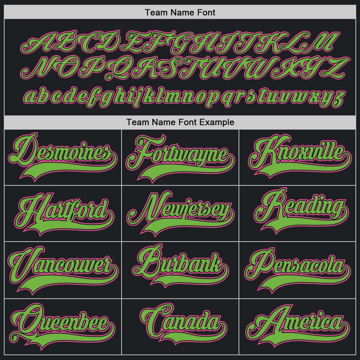 Custom Black Pink-Neon Green Hockey Jersey photo 3