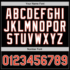 Custom Black Orange-White Authentic Throwback Basketball Jersey photo 2