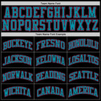 Custom Black Pink-Teal Authentic Throwback Basketball Jersey photo 3