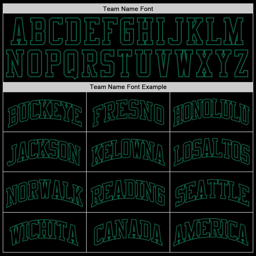 Custom Black Black-Kelly Green Authentic Throwback Basketball Jersey photo 3