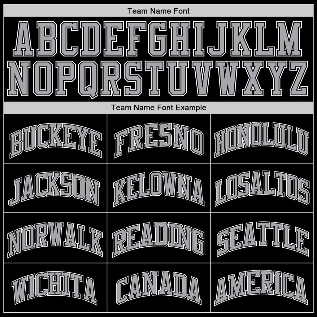 Custom Black Gray-White Authentic Throwback Basketball Jersey photo 3