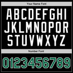 Custom Black Kelly Green-White Authentic Throwback Basketball Jersey photo 3