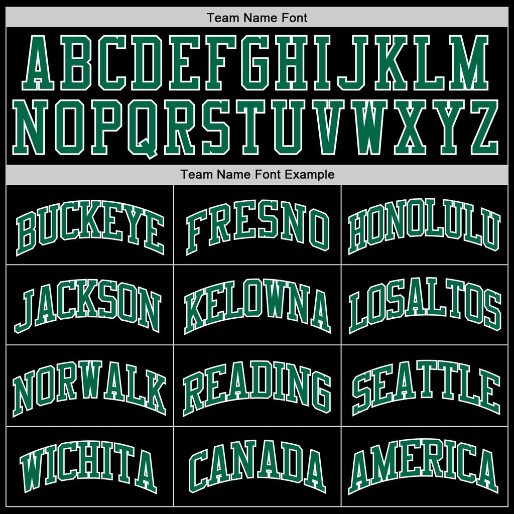 Custom Black Kelly Green-White Authentic Throwback Basketball Jersey photo 4