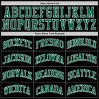 Custom Black Kelly Green-White Authentic Throwback Basketball Jersey photo 4