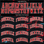 Custom Black Black-Red Round Neck Sublimation Basketball Uniform Jersey photo 2