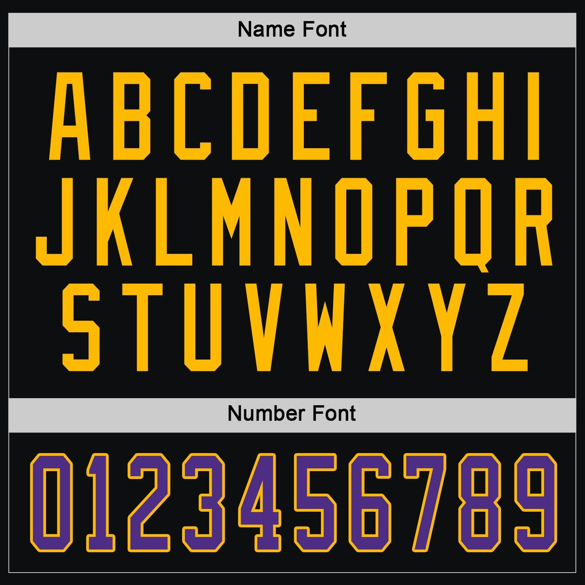 Custom Black Purple-Gold Hockey Jersey photo 3