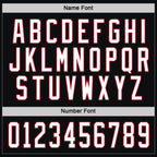 Custom Black White-Red Hockey Jersey photo 3
