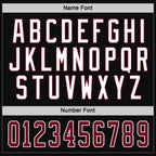 Custom Black Maroon-White Hockey Jersey photo 3