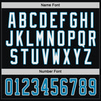 Custom Black Panther Blue-White Hockey Jersey photo 3