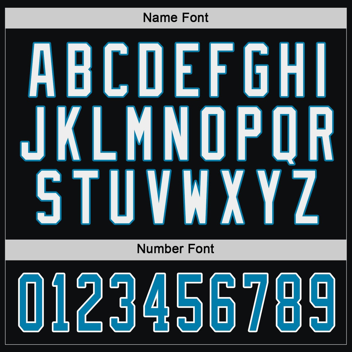 Custom Black Panther Blue-White Hockey Jersey photo 3