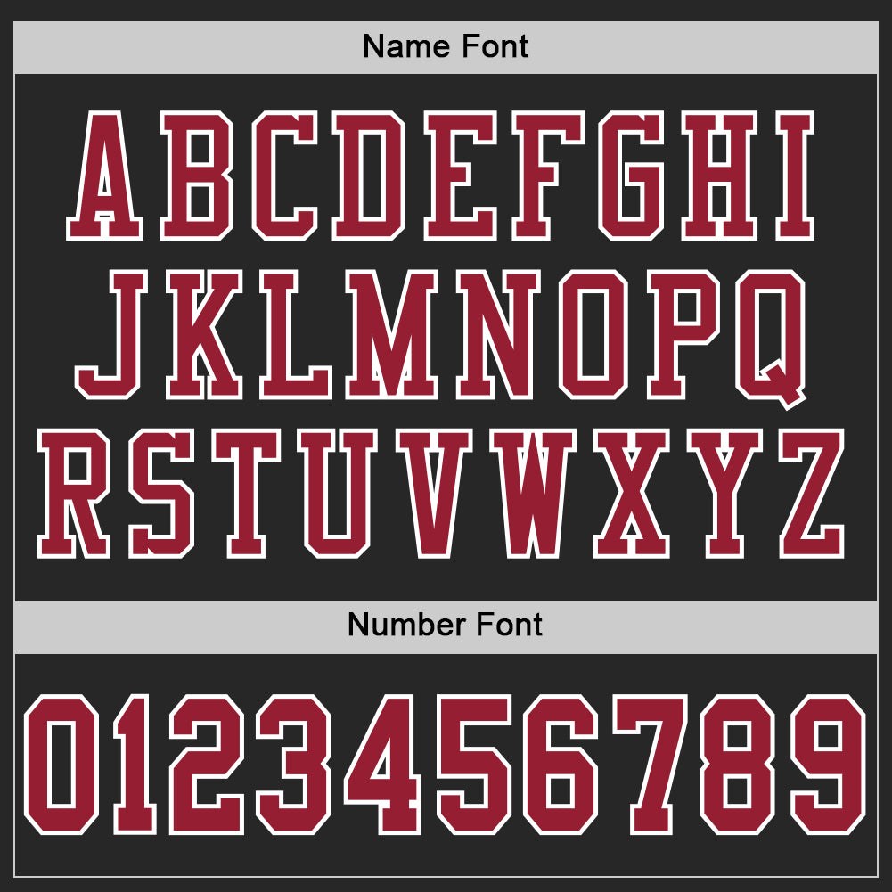 Custom Black Cardinal-White Mesh Authentic Football Jersey photo 3